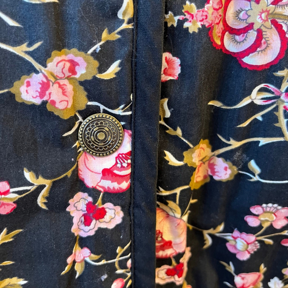 Vintage Reversible Quilted Barn Coat Cottagecore Barbour Style 90s Y2K fits M–XL - Picture 13 of 15